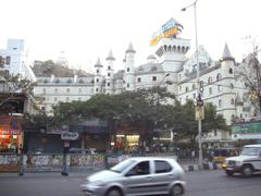 Amrutha Castle Hotel and Birla Temple on cliff in Hyderabad