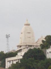 Birla Mandir temple of Lord Venkateshwara in Hyderabad on the banks of Hussain Sagar lake