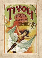 Tivoli Theatre of Varieties in Birmingham historic postcard from 1919