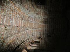 14th-15th century brick cellar remnants of Black Friars’ Cloister in Old Town, Stockholm
