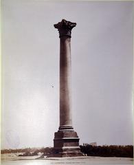 Pompey's Pillar in Alexandria, a towering ancient Roman column honoring Emperor Diocletian