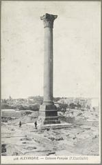 Photograph of the Pillar of Pompey in Alexandria, historic architectural column