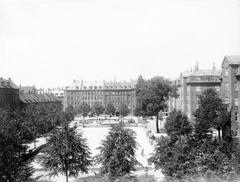 Blågårds Plads square in Copenhagen Denmark in the 1920s