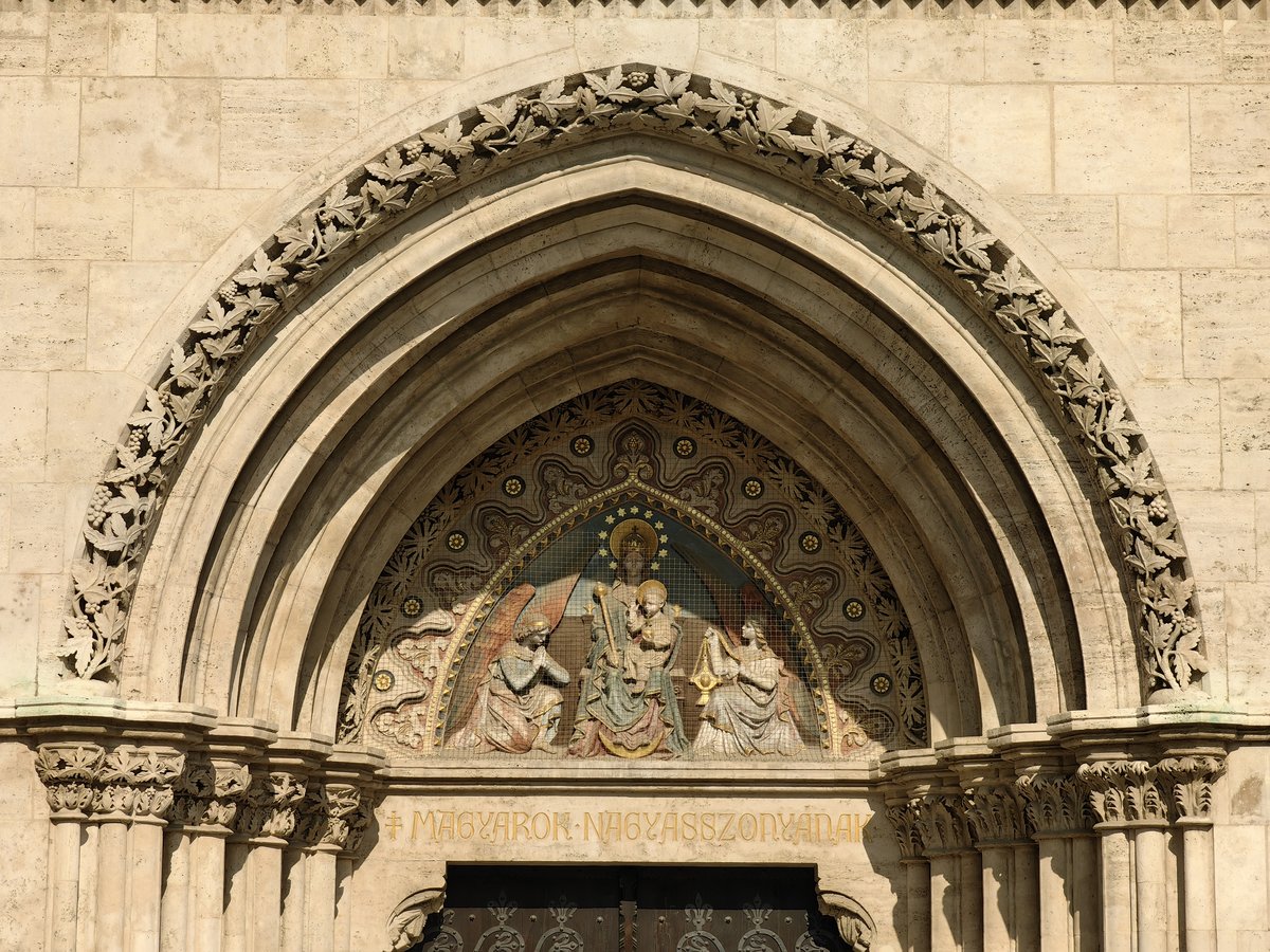 Budapest Budai Vár Mátyás-templom church exterior