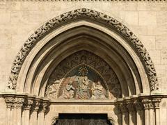 Budapest Budai Vár Mátyás-templom church exterior