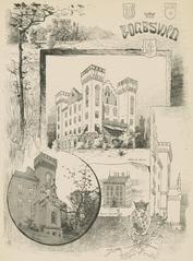 Bogesunds Castle surrounded by nature from 1890