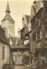 Black and white photograph of Landsberg Hexenwinkel, Germany in 1924 by Kurt Hielscher