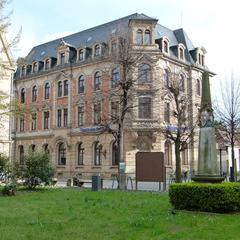 Historic listed building at Jacobäerstraße 3 in Pirna, Saxony