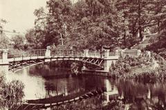 Historical view of Botanischer Garten Hamburg around 1890