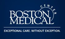 Boston Medical Center logo with blue and green colors