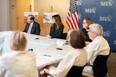 First Lady Melania Trump at Boston Medical Center Neonatal Abstinence Syndrome roundtable