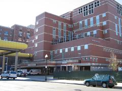 Boston Medical Center building in an urban setting