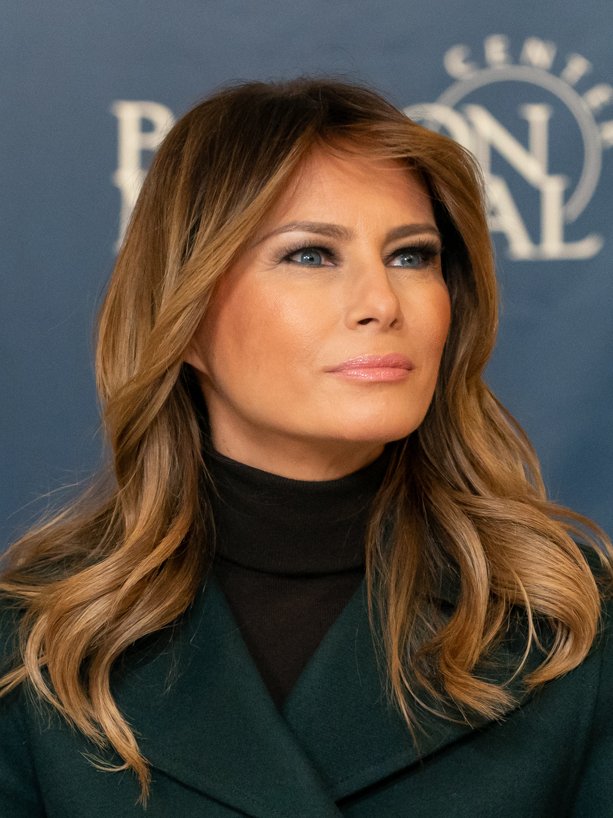First Lady Melania Trump and Secretary of Health and Human Services Alex Azar at Boston Medical Center roundtable