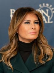 First Lady Melania Trump and Secretary of Health and Human Services Alex Azar at Boston Medical Center roundtable