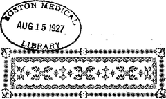 Fleuron ornament from historical chemico-medical dissertation on mercury