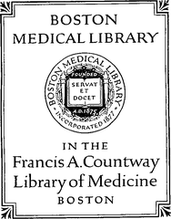 Ornamental fleuron decorative element from an old medicinal book