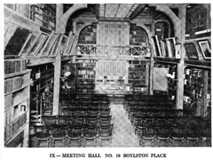 Old Boston Medical Library building in 1918
