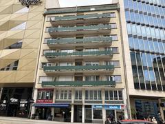 Historic building at 49 Boulevard Royal in Luxembourg, preserved from demolition