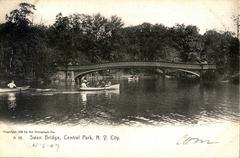 Bow Bridge in Central Park New York