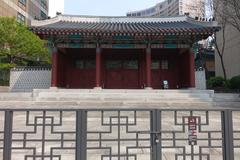 Hwangudan Main Gate in Seoul on April 27, 2015