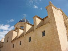 Lateral view of the Church of the Monastery of Santa Faç in Alicante