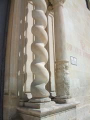 Salomonic column at Monastery of Santa Faç in Alicante