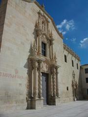 View of the facade of Santa Faç in Alacant