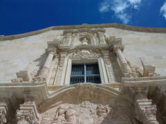 Facade of Santa Faç Church in Alicante