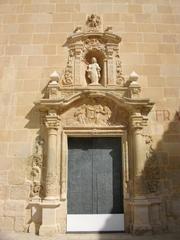 Lateral facade of the Santa Faç Monastery in Alacant, Spain