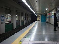 Hyehwa Station entrance and signage in Seoul, South Korea