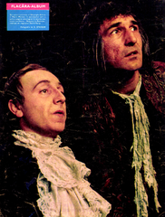 Gheorghe Dinică and Marin Moraru performing in Nepotul lui Rameau at Bulandra Theater 1968