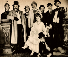 Cast of A Lost Letter play by Ion Luca Caragiale in 1972 Liviu Ciulei production at Bulandra Bucharest