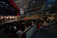 Symphony orchestra concert at the Peruvian Japanese Theater