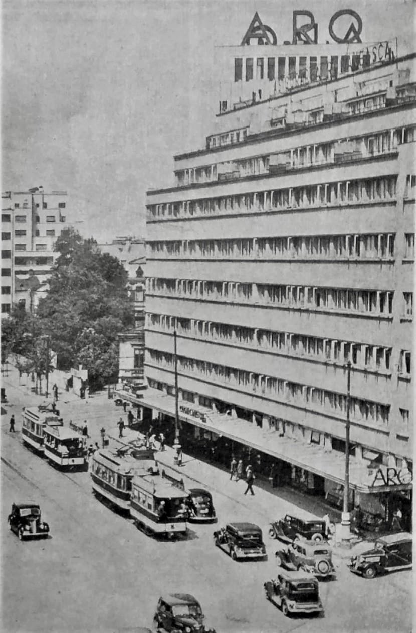 ARO Building aka Cinema Patria in Bucharest during 1930s