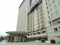 Bunka Gakuen University building in Shinjuku, Tokyo, Japan