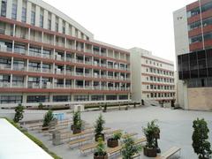 Bunka Gakuen University building in Shinjuku, Tokyo, Japan