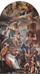 Sebastiano Ricci fresco painting depicting mythological or allegorical scene