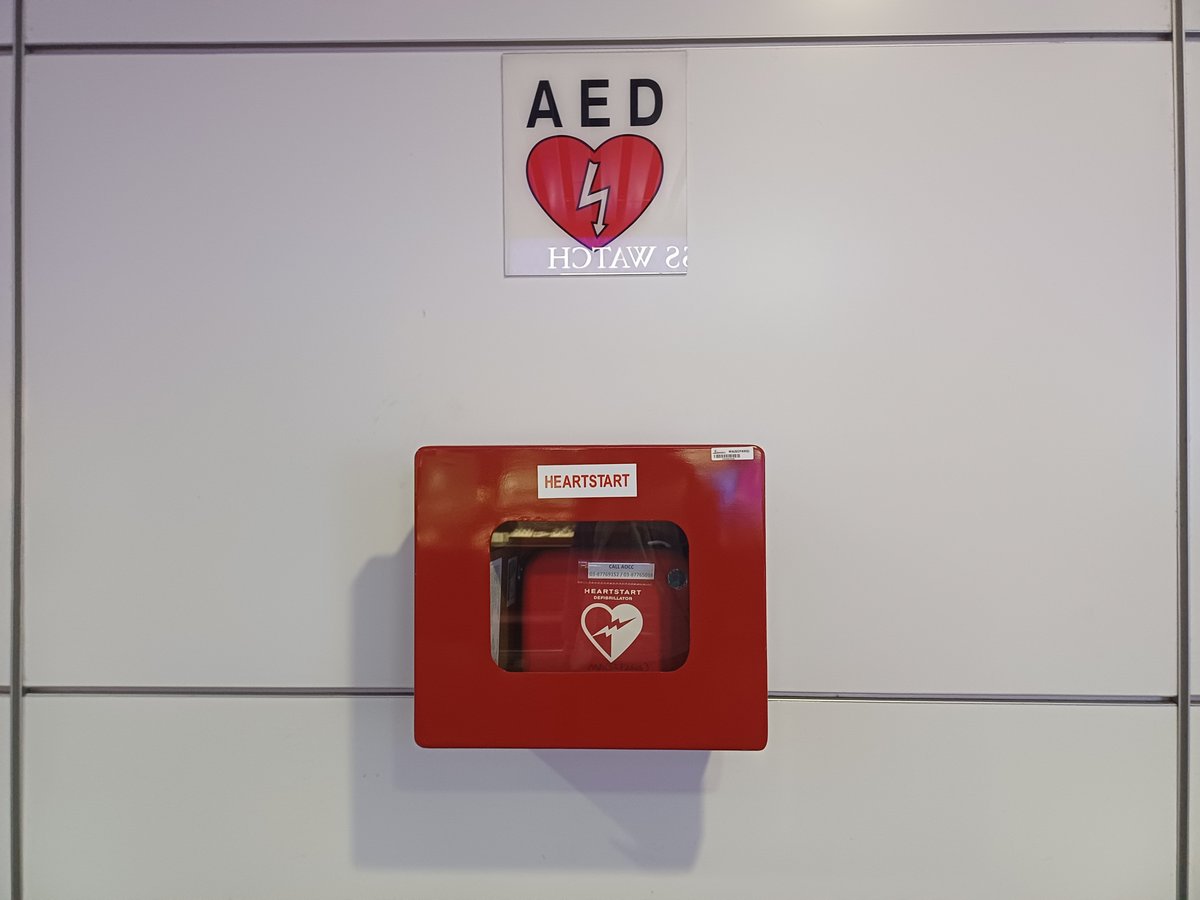 AED at Kuala Lumpur International Airport Terminal 1 Domestic Departure area