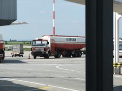Kerosene refueller truck at Ferihegy Airport Budapest