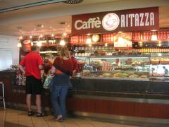 Caffè Ritazza coffee shop at Budapest Ferihegy International Airport