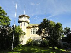 Cygnaeus Gallery building in Helsinki, Finland with classical architecture