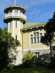 Facade of Cygnaeus Gallery in Helsinki with classic architectural details