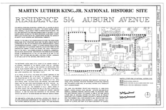 Martin Luther King Jr. National Historic Site at 514 Auburn Avenue Atlanta