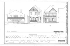 Martin Luther King Jr. National Historic Site architectural blueprint in Atlanta