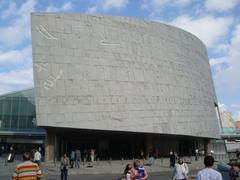 New Library of Alexandria in Egypt exterior view