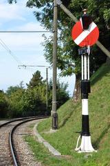 Hippsche Wendescheibe railway turntable on the Blonay–Chamby railway line between Blonay and Chantemerle