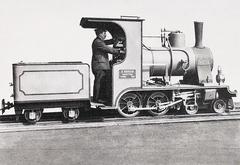2B steam locomotive named Drache built in 1909 by Berliner Lokomotivfabrik A. Borsig