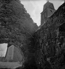 Interior view towards the east of Bondkyrkan church