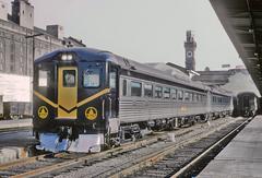 Baltimore and Ohio Railroad RDCs at Camden Station in May 1970