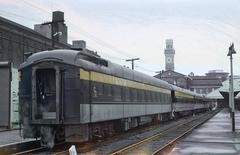Chesapeake and Ohio office car number 7 at Camden Station in January 1969